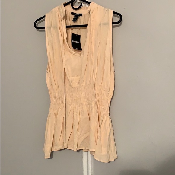 Forever 21 Tops - NWT Sleeveless beige top